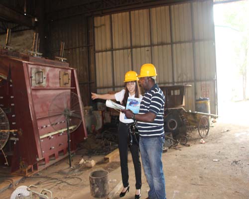 秘魯客戶來我廠參觀