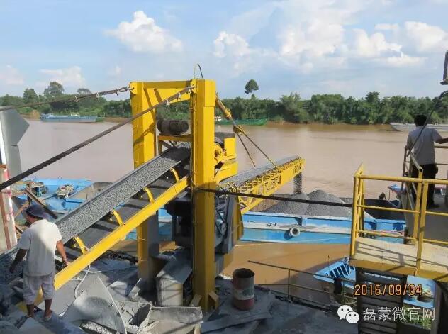 磊蒙機(jī)械超長(zhǎng)距離輸送帶在越南建成